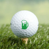 Groene bier golfbal golfballen (Insitu Shirt)