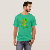 Groene bier - St Patricks Day T Shirten T-shirt (Voorkant volledig)