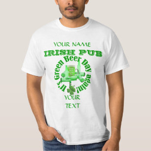 Groene bierdag St Patrick's T-shirt
