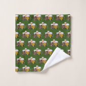  groene bieren bad handdoek (Wasdoekje)