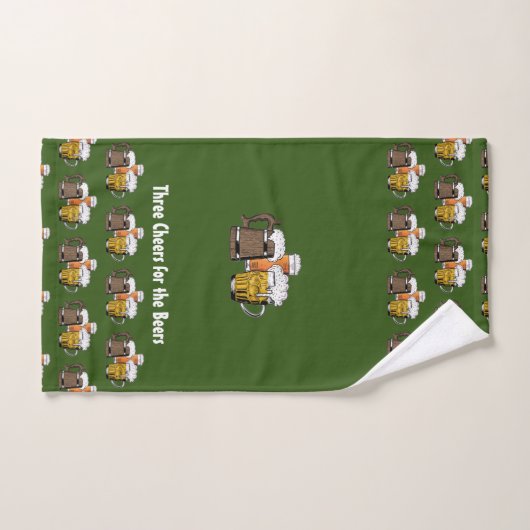  groene bieren bad handdoek (Handdoek)