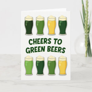 Groene Bieren Cheers Kaart