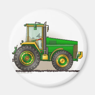 Groene Big Tractor Magnets Magneet
