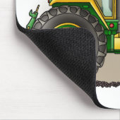 Groene Big Tractor-Muismatten Muismat (Hoek)