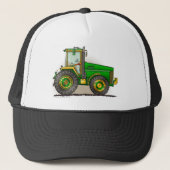 Groene Big Tractor-Petten Trucker Pet (Voorkant)