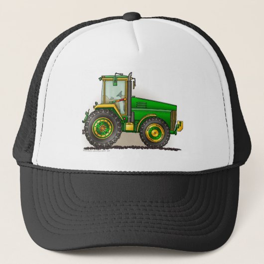 Groene Big Tractor-Petten Trucker Pet (Voorkant)