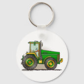 Groene Big Tractor-Sleutelhangers Sleutelhanger (Voorkant)