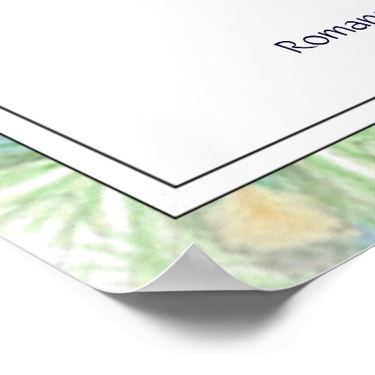 Groene Bijbelscripts Aanmoedigingsaanbiedingen Poster (Hoek)