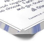 Groene Bijbelscripts Aanmoedigingsaanbiedingen Poster (Hoek)