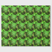 Groene bijenkorf cadeaupapier (Vlak)