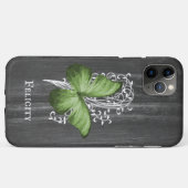 Groene bijtende Butterfly gepersonaliseerd Case-Mate iPhone Case (Achterkant (horizontaal))
