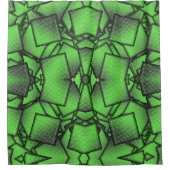 Groene Binaire Code Tech Informatica Douchegordijn (Voorkant)