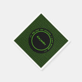 Groene Binaire Code van de Machine - de Bedrijfs m Servet (Hoek)