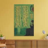 Groene Binnenlandse Zaken Canvas Afdruk (Insitu (Woonkamer))