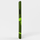 Groene biogevaarsschedel Case-Mate iPhone case (Achterkant/rechts)