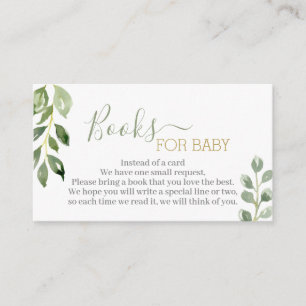 Groene blaadjes brengen een boek bijsluiter kaart