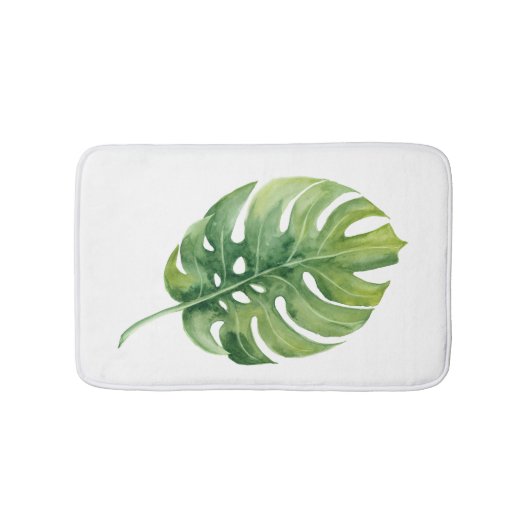 Groene blad badmat (Voorkant)