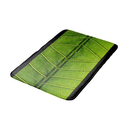 Groene blad badmat (Gekanteld)
