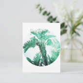 Groene blad bananenplant briefkaart (Staand voorkant)