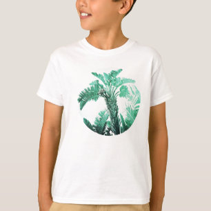 Groene blad bananenplant t-shirt