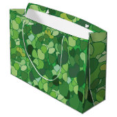 Groene Blad Botanisch Groot Cadeauzakje (Achterkant Gekanteld)
