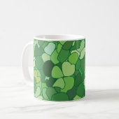 Groene Blad Botanisch Koffiemok (Voorkant links)