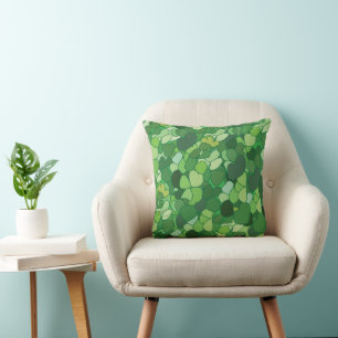 Groene Blad Botanisch Kussen