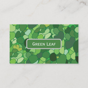Groene Blad Botanisch Visitekaartje