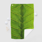 Groene blad golfhanddoek (Insitu)