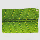 Groene blad golfhanddoek (Horizontaal)