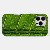 Groene blad iPhone hoesje (Achterkant horizontaal)