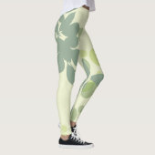 Groene Blad Leggings (Rechts)
