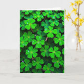 Groene blad macro fotokaart kaart (Gele Bloem)