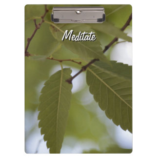 Groene blad mediaan tuin fototak klembord