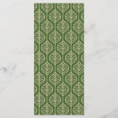 Groene Blad Menu Boho Bruiloft Feest Bladeren (Achterkant)