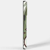 Groene blad met kat | huisdier liefhebbers | terug Case-Mate iPhone case (Achterkant / Rechts)