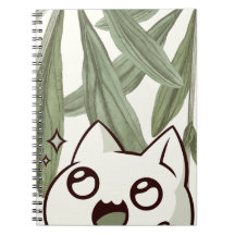 Groene blad met kat | huisdier liefhebbers | terug