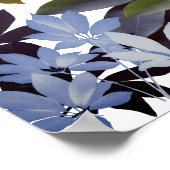 Groene Blad Print, Waarde Poster Papier (Hoek)