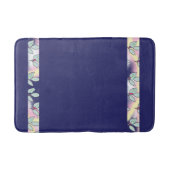 Groene Blad Regenboog Blauw Badmat (Voorkant)