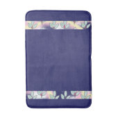 Groene Blad Regenboog Blauw Badmat (Voorkant Verticaal)