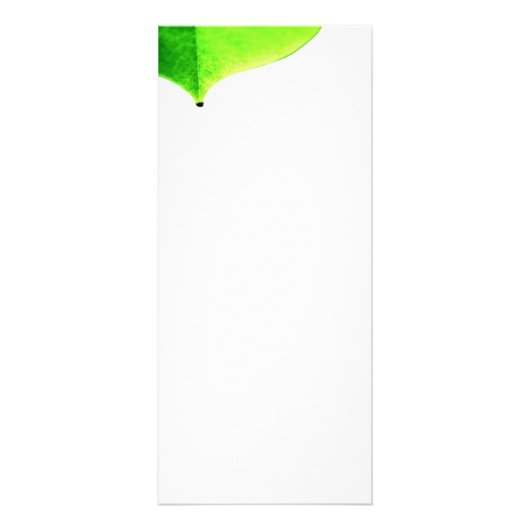 Groene Blad Rekkaart Reclamekaart (Voorkant)