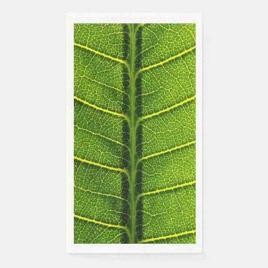 Groene blad servet (Voorkant)