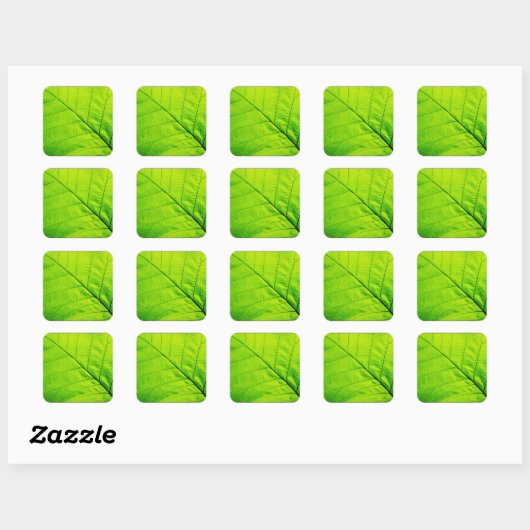 Groene Blad Stickers (Vel)