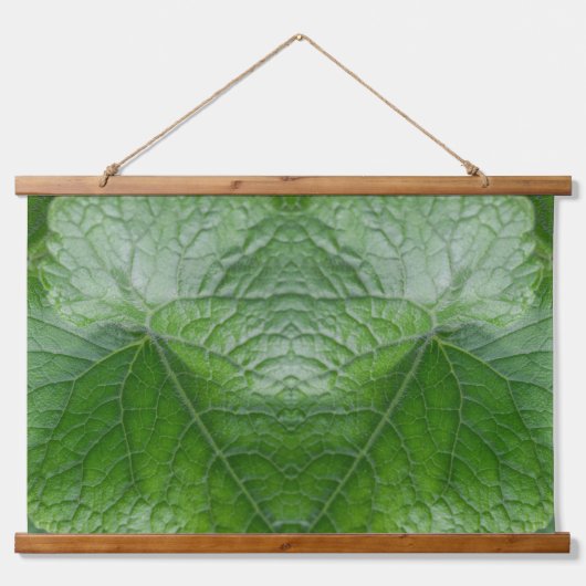 Groene Bladader Detail Hangend Wandkleed (Voorkant)