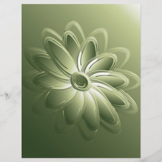 groene bladen (Voorkant)