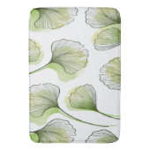 Groene bladen badmat (Voorkant Verticaal)
