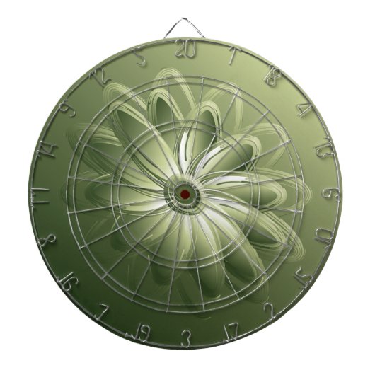 groene bladen dartbord (Voorkant)