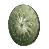 groene bladen dartbord (Voorkant Rechts)