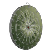 groene bladen dartbord (Voorkant Links)