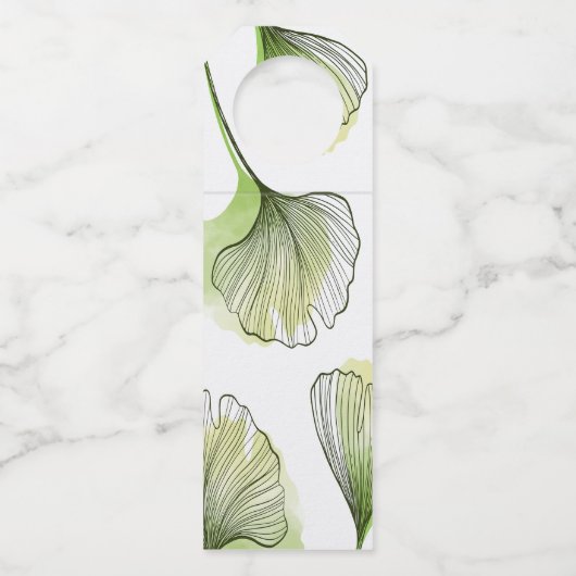 Groene bladen flessenhanger (Voorkant)